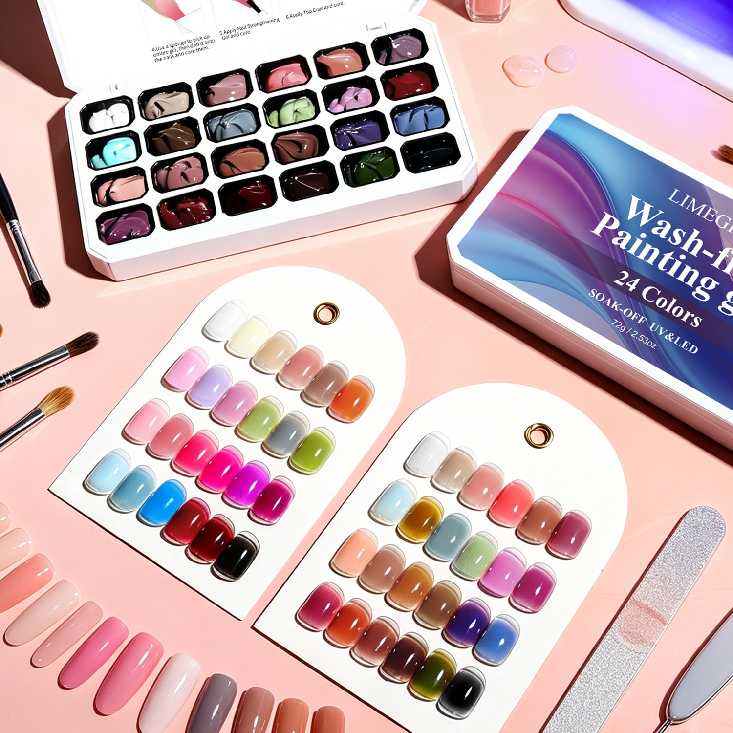 Resin Art Easy - Mini 4IN1 Pat Ombre Gel Nail
