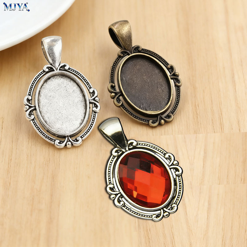 Resin Art For Sale - MJYA 10pcs Vintage Pendant Settings Inner