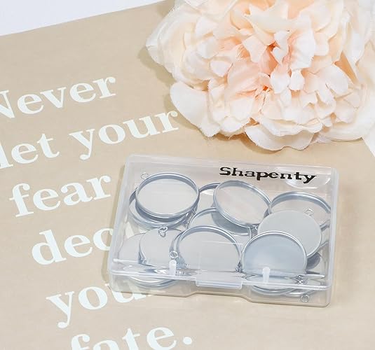 20 Pieces Stainless Steel Roun - Resin Art Pendant recension och pris