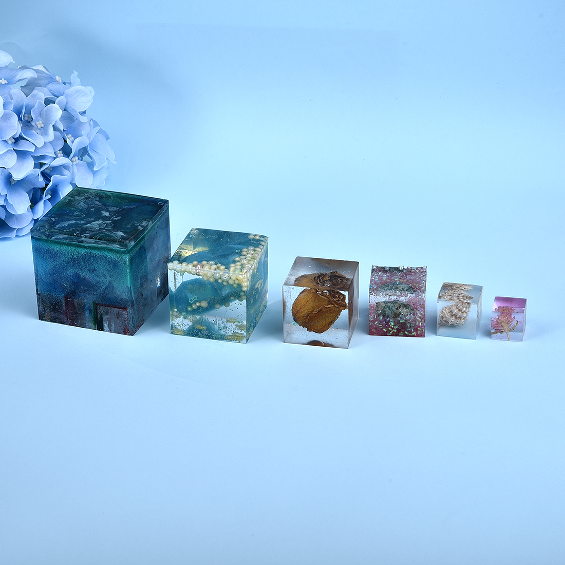 Resin Silicone Mold 3D Cube Ca - Resin Art Cube recension och pris