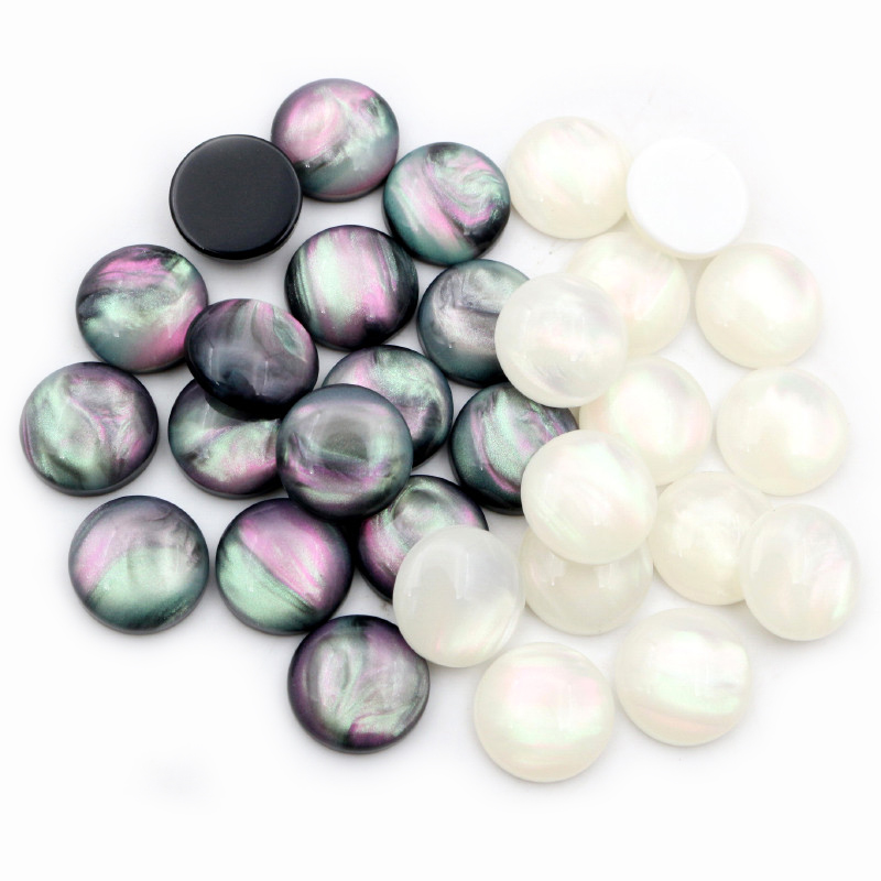 40pcs 8mm 10mm 12mm Round Resi - Resin Art For Sale recension och pris
