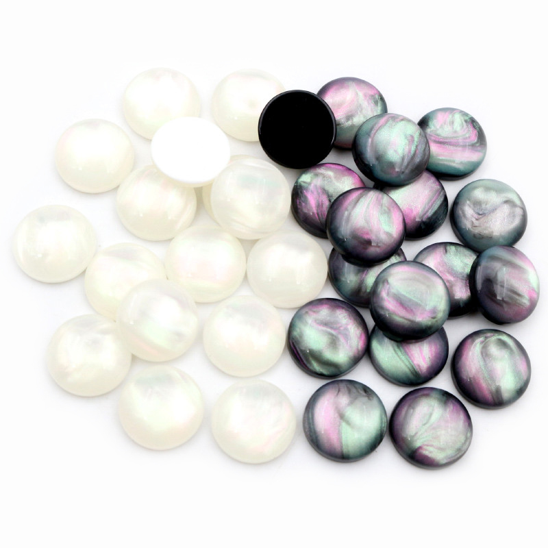 40pcs 8mm 10mm 12mm Round Resi - Resin Art For Sale recension och pris