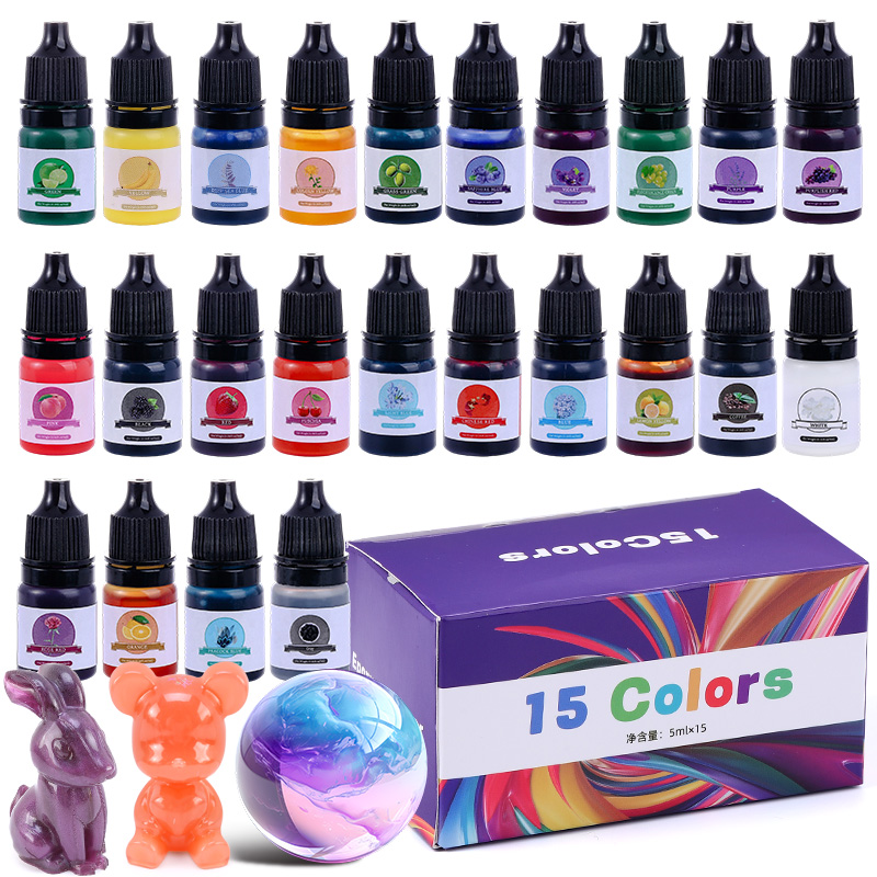 Epoxy Resin Color Pigment 24 V - Resin Art Pen recension och pris