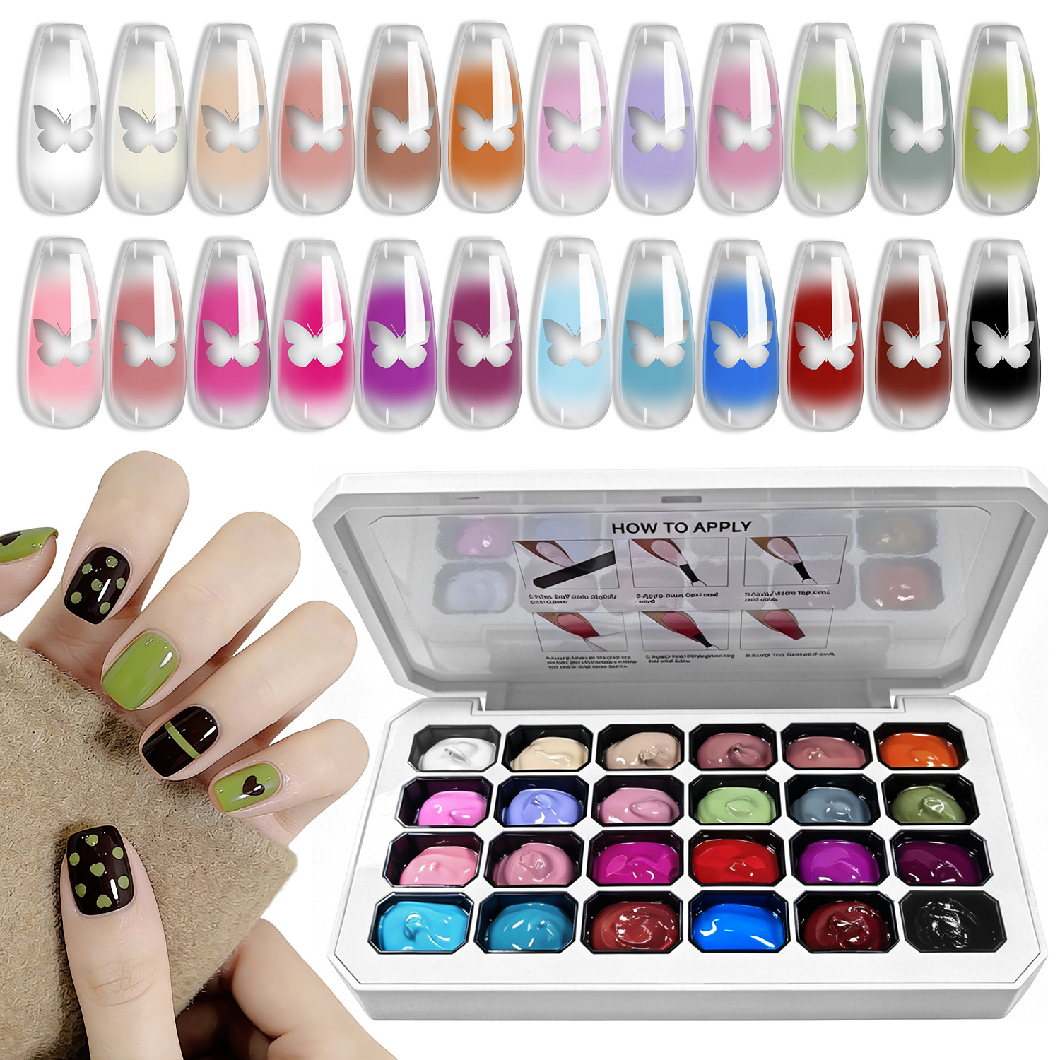 Mini 4IN1 Pat Ombre Gel Nail P - Resin Art Easy recension och pris