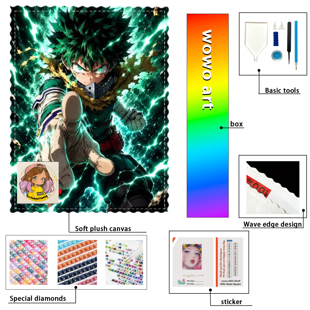 【eva Diamond Art】Anime charact - Resin Art To Buy recension och pris