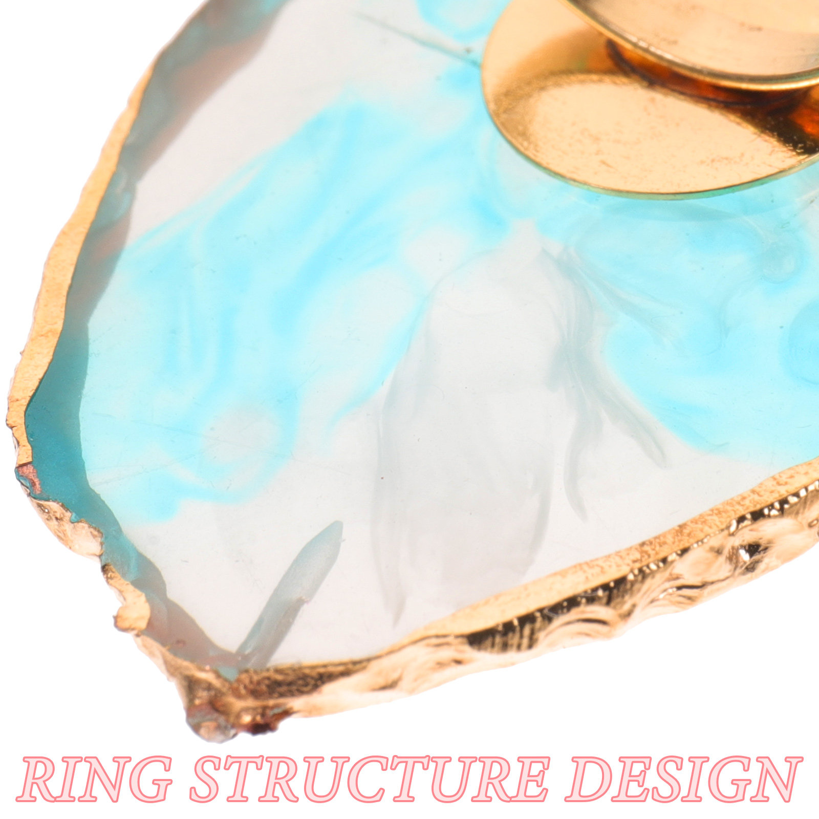 6Pcs Resin Nail Art Palette Ri - Resin Art Ring Design recension och pris