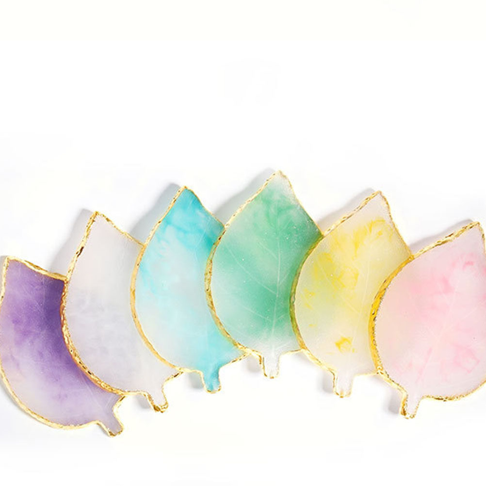1Pcs Leaf Shape Resin Nail Pal - Resin Art Easy recension och pris