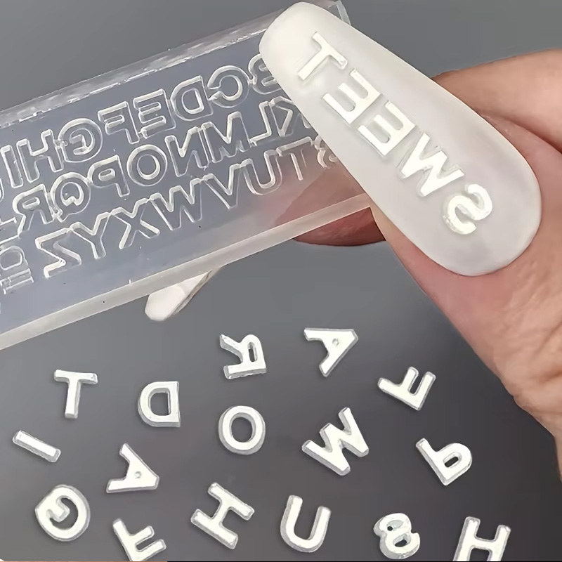 3D A-Z Letter & 0-9 Number Nai - Resin Art Zone recension och pris