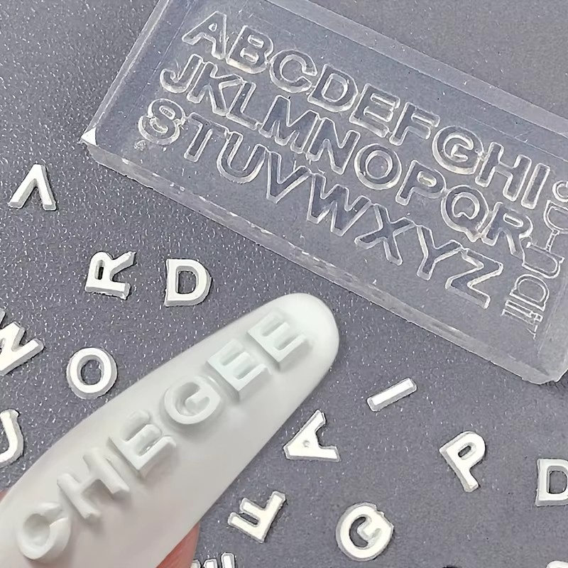 3D A-Z Letter & 0-9 Number Nai - Resin Art Zone recension och pris