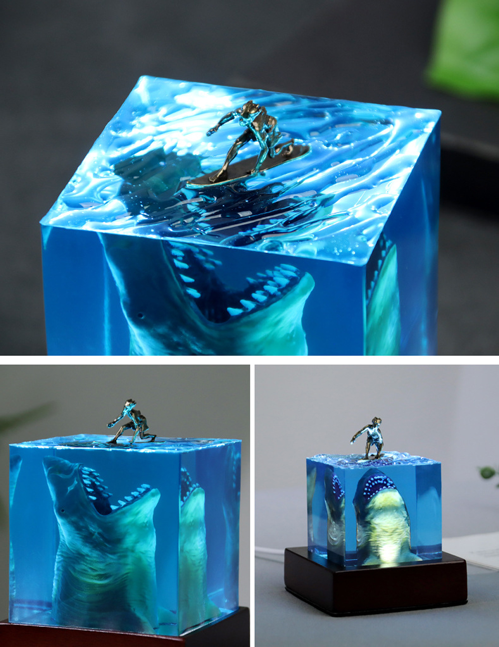 5cm/8cm Cube Organism Resin Ta - Resin Art Cube recension och pris