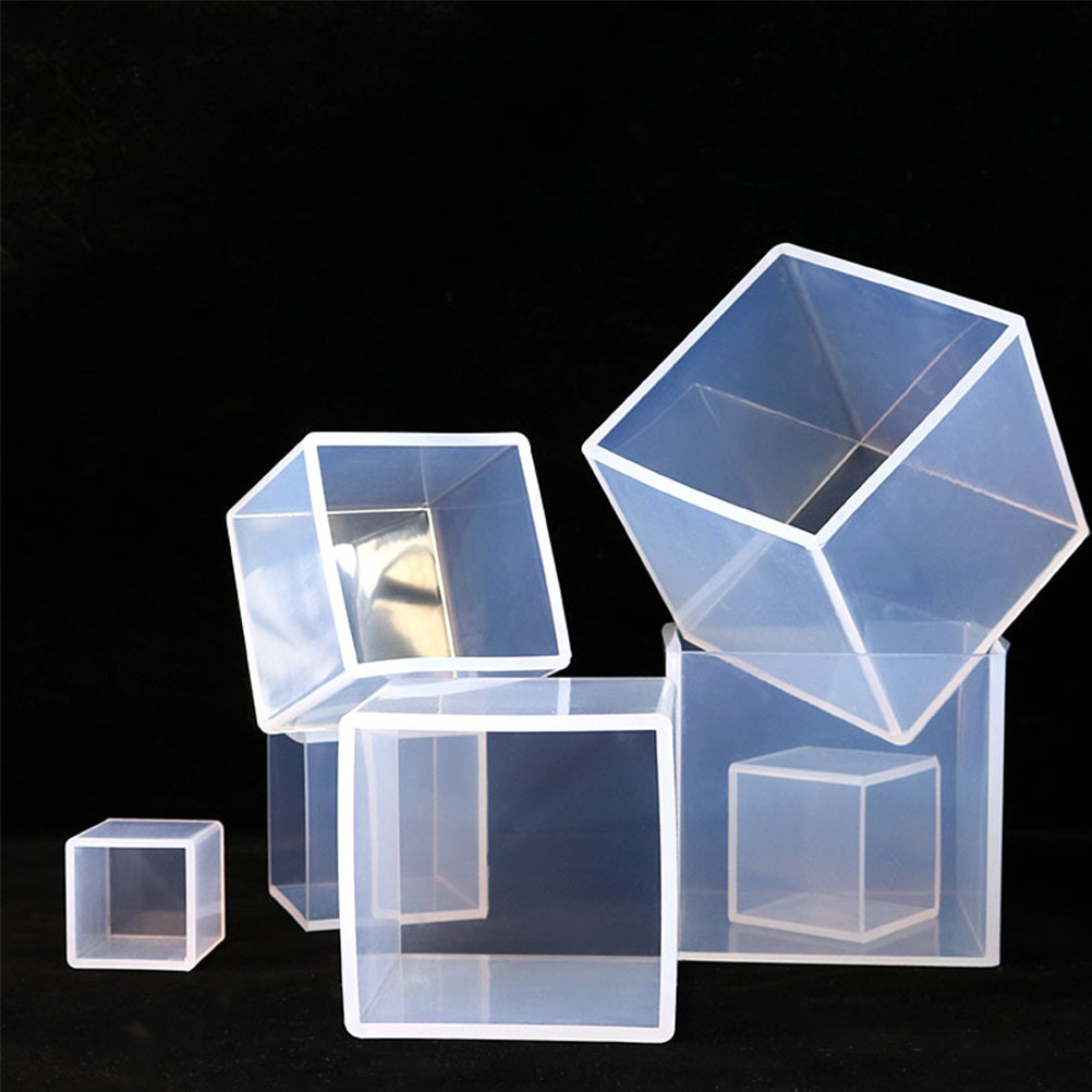 5Pcs Silicone Cube Mold for Re - Resin Art Cube recension och pris