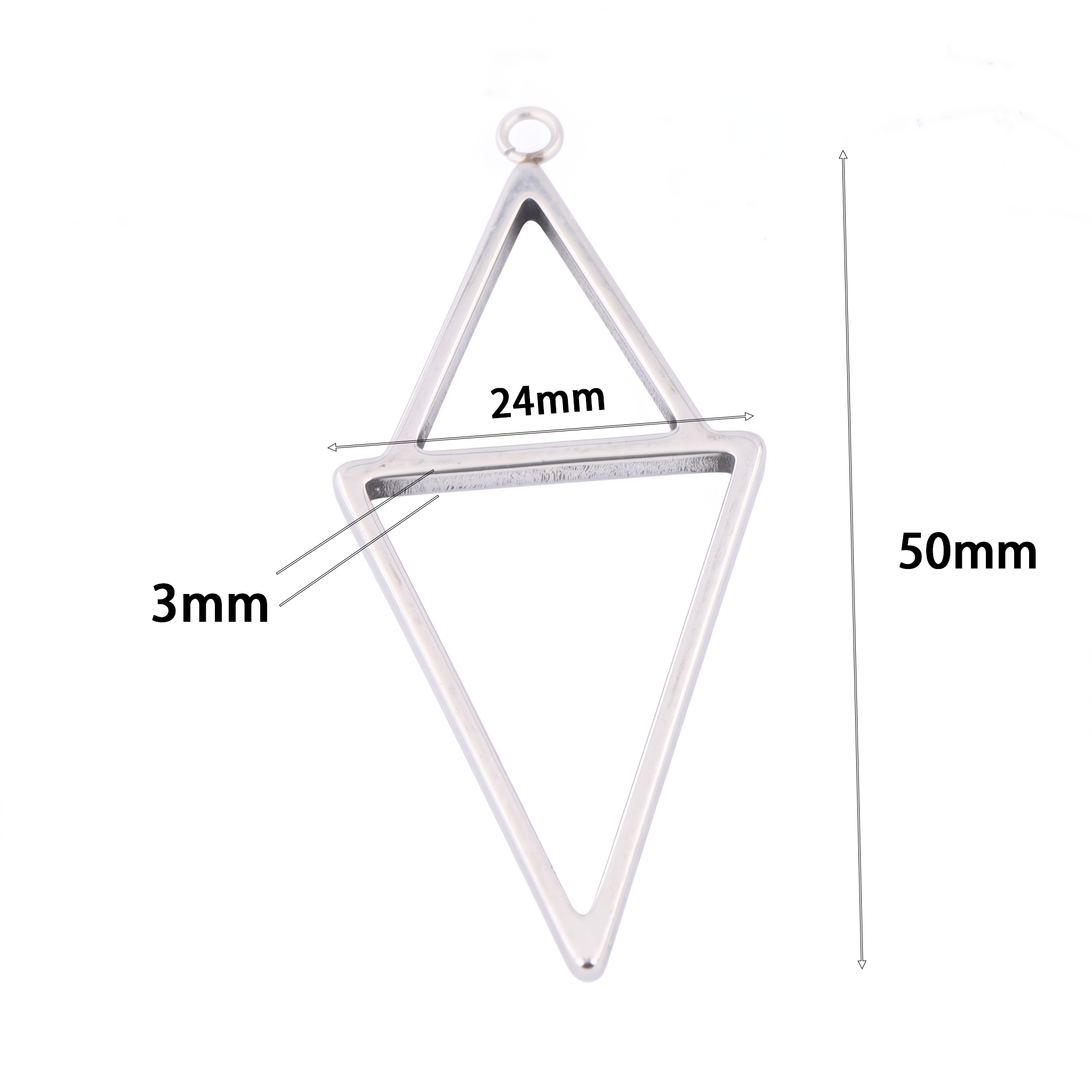 10pcs Square Triangle 3mm Thic - Resin Art For Sale recension och pris