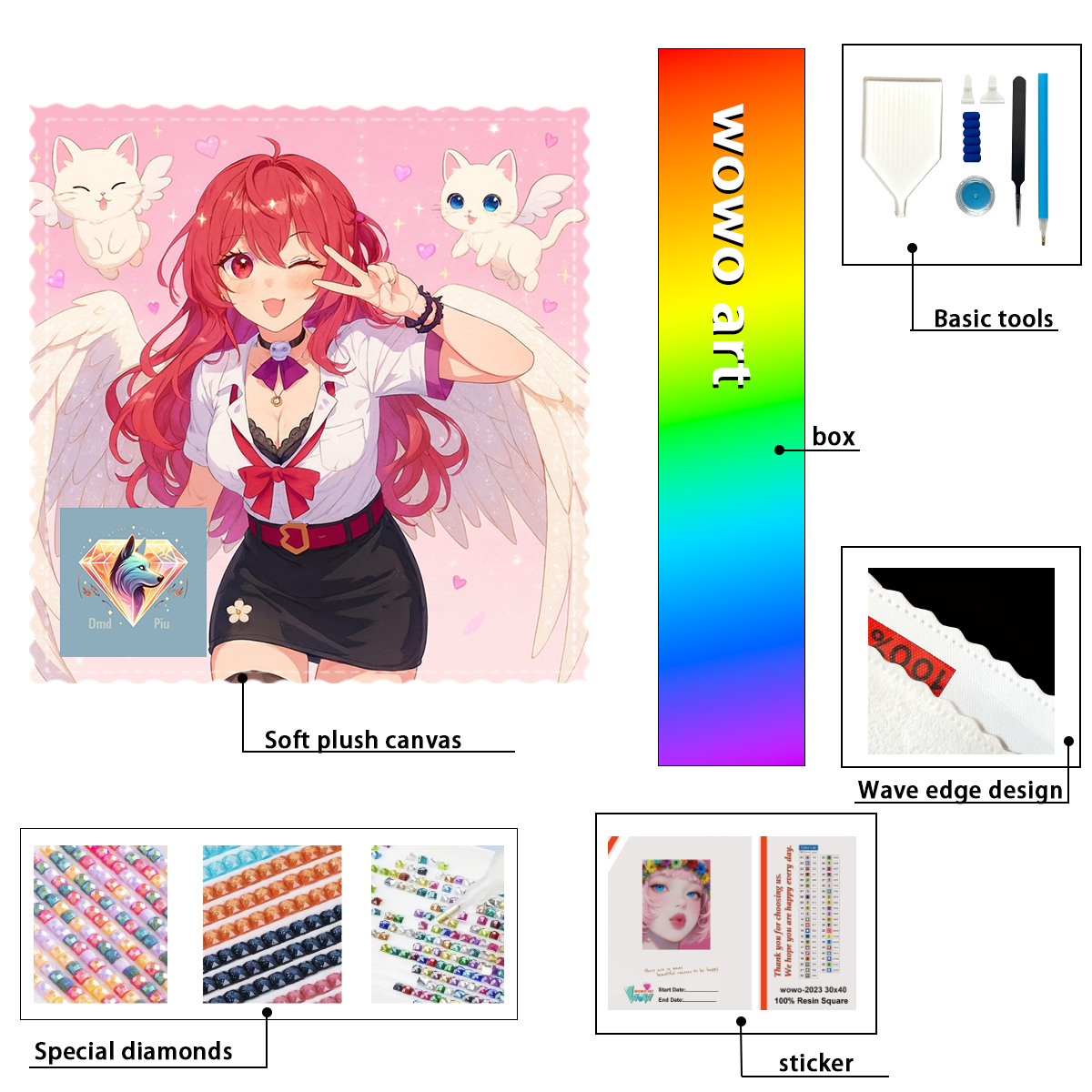 【Piu Diamond Art】Ángel caído 1 - Resin Art To Buy recension och pris