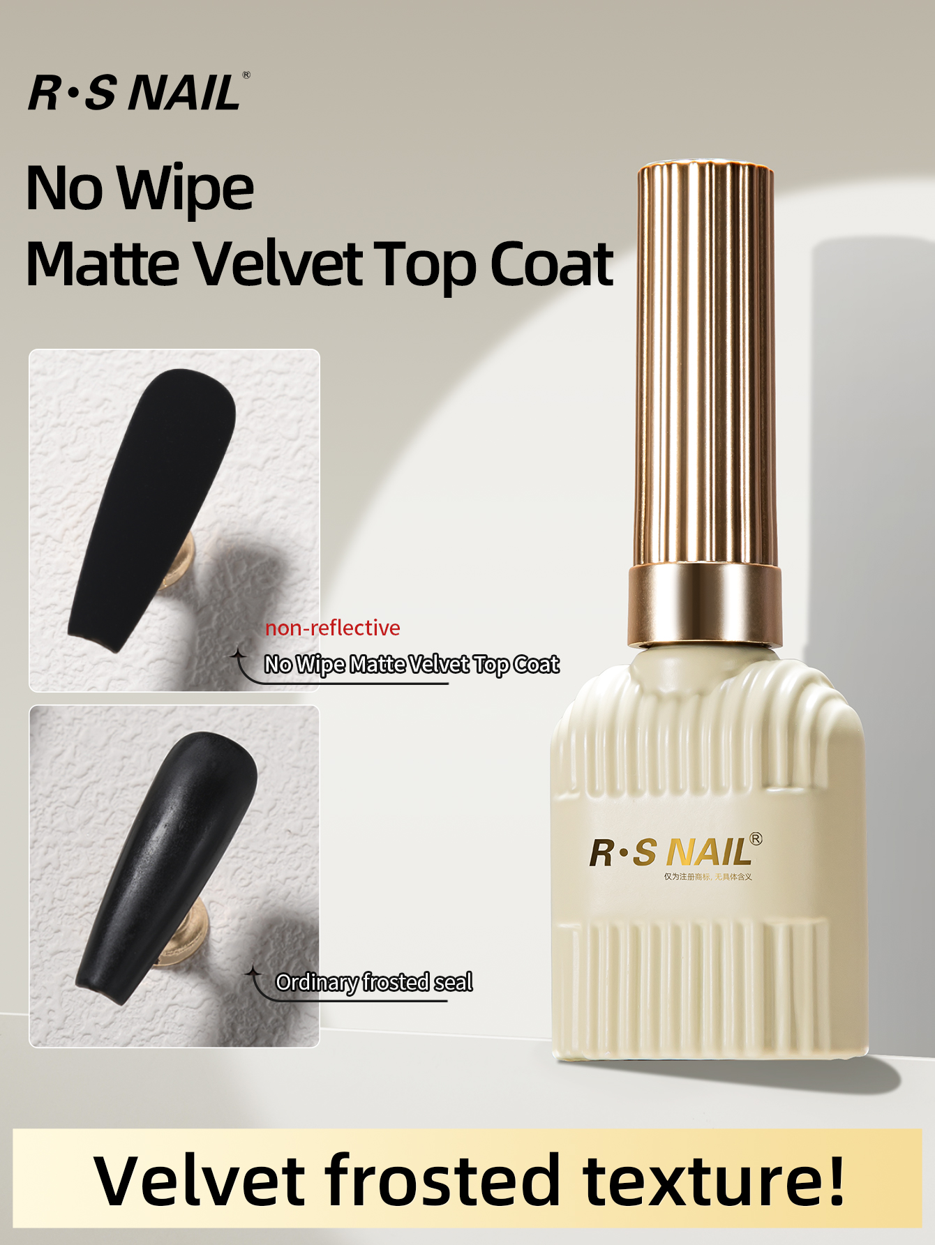 RSNAIL 12g Velvet Matte Top Co - Resin Art Varnish recension och pris