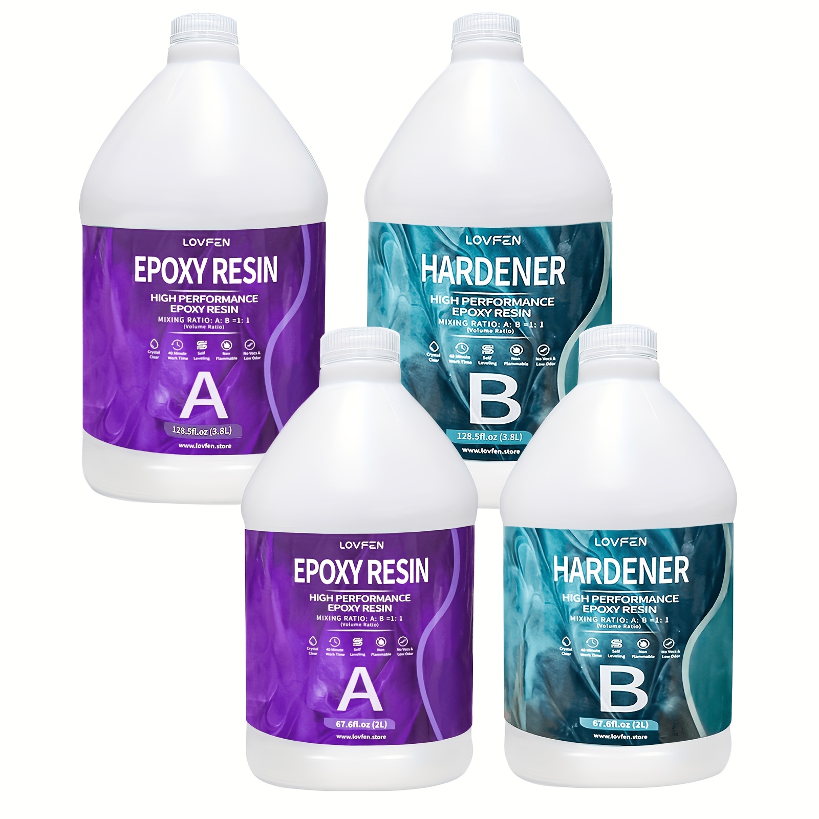 4 Gallon Super Clear Epoxy Res - Resin Art Easy recension och pris