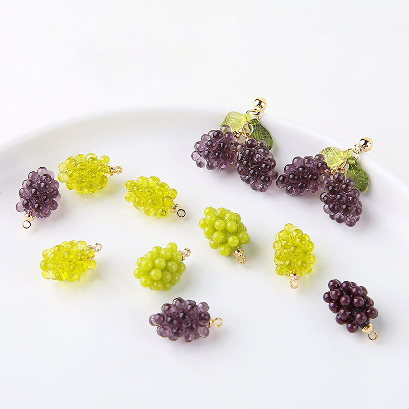 6pcs Cute Little Grapes Resin  - Resin Art For Sale recension och pris