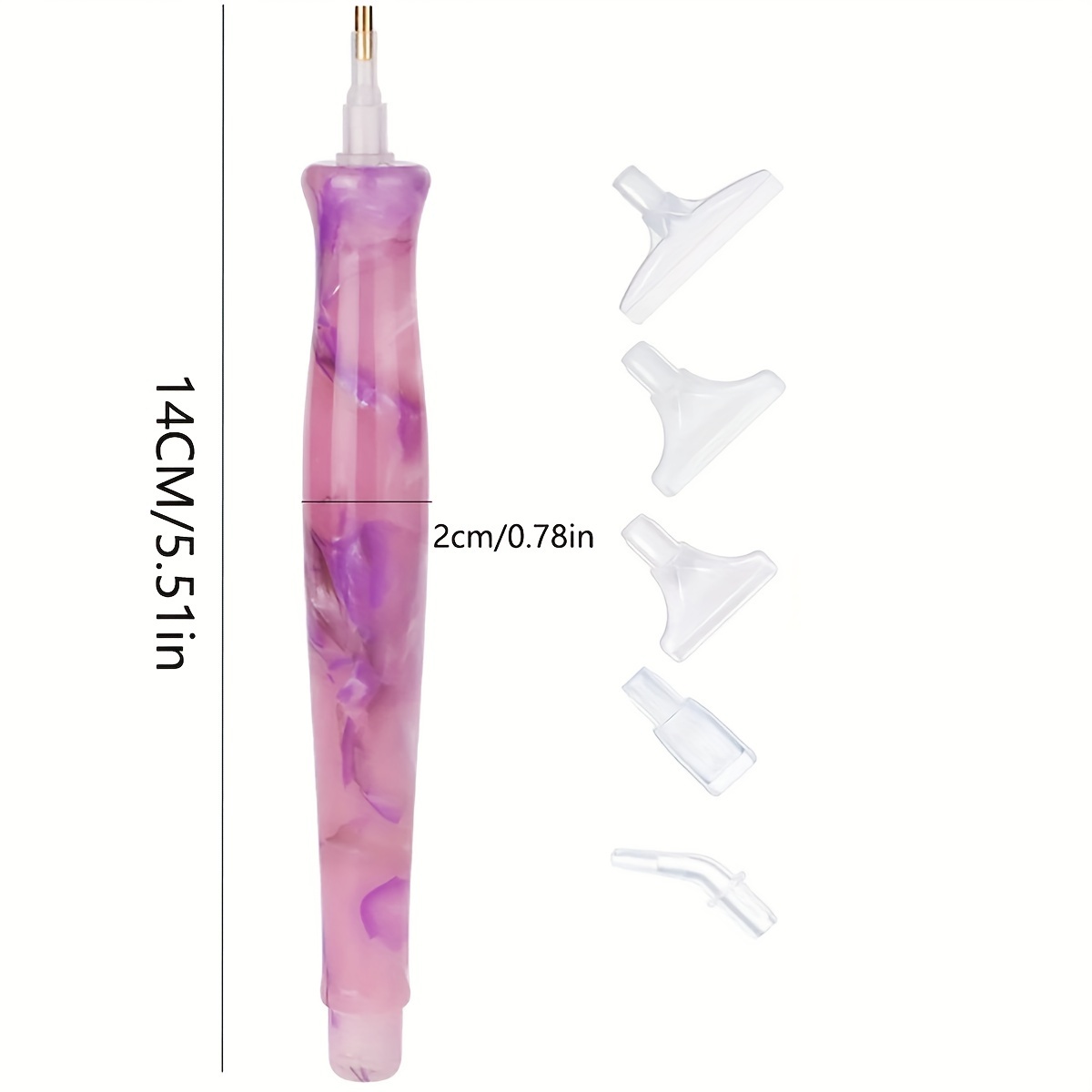 1pc Random Color Resin Retro D - Resin Art Pen recension och pris