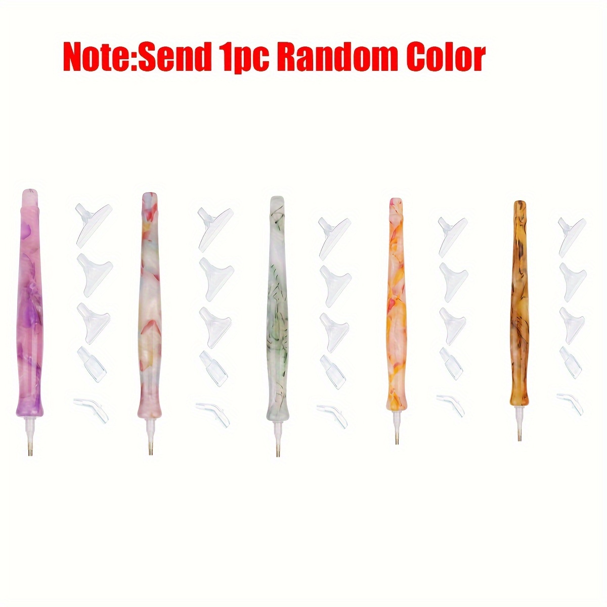 1pc Random Color Resin Retro D - Resin Art Pen recension och pris