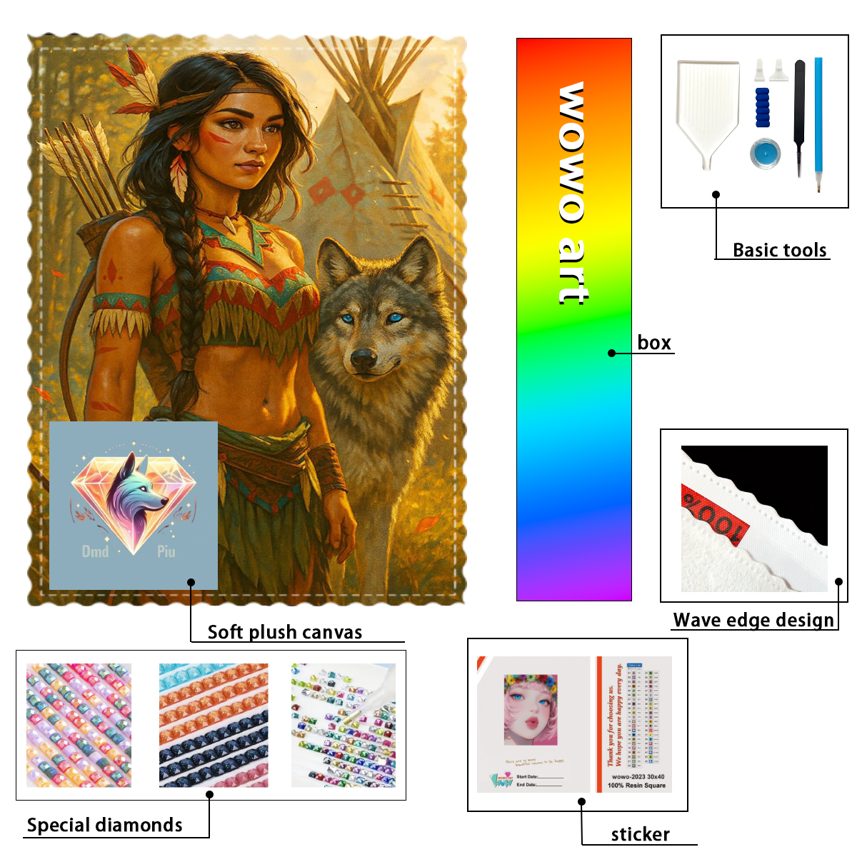 【Piu Diamond Art】La sabiduría  - Resin Art To Buy recension och pris