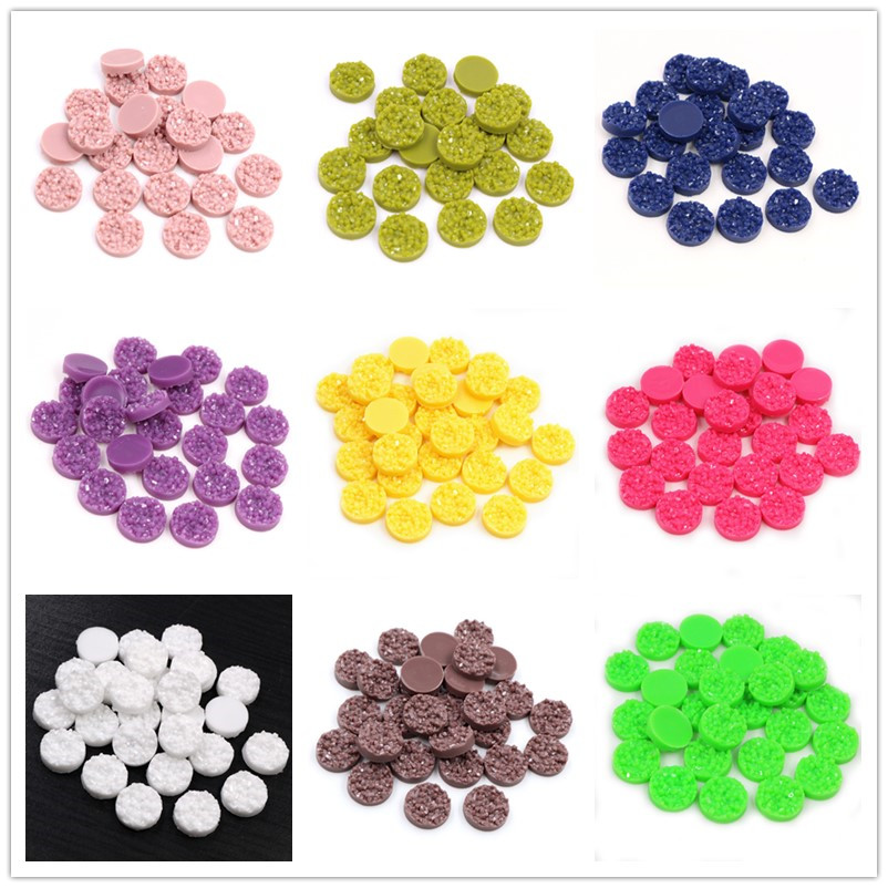 40pcs Resin Druzy Cabochons Do - Resin Art For Sale recension och pris