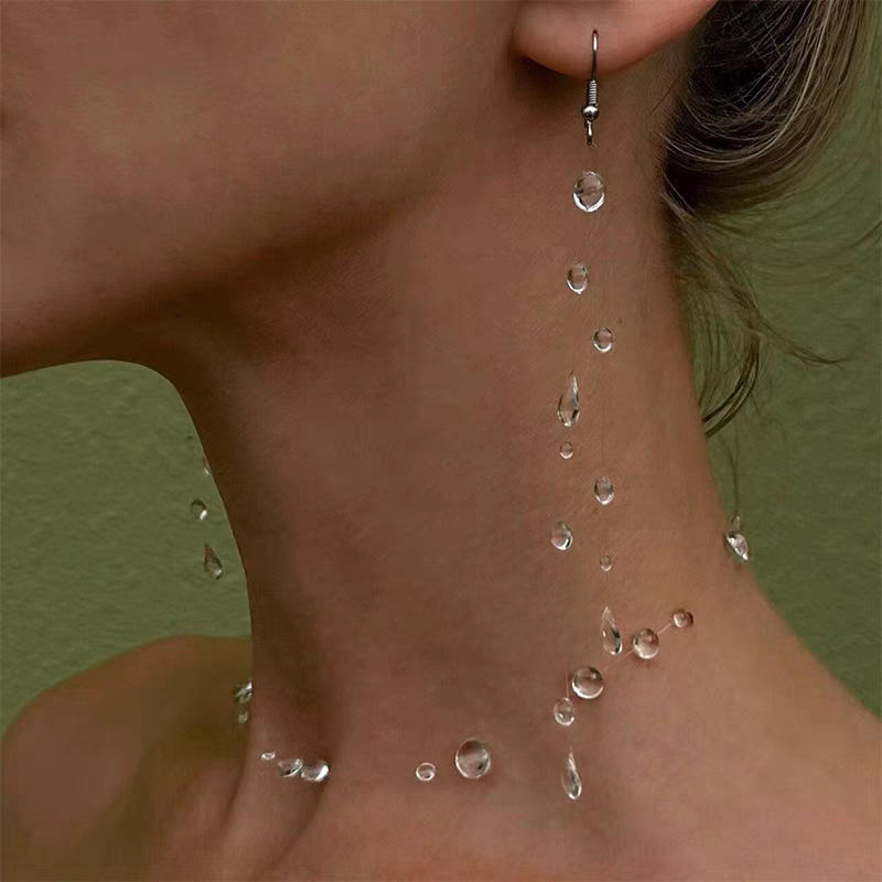 Fashion Handmade Water Drop Ne - Resin Art Necklace recension och pris