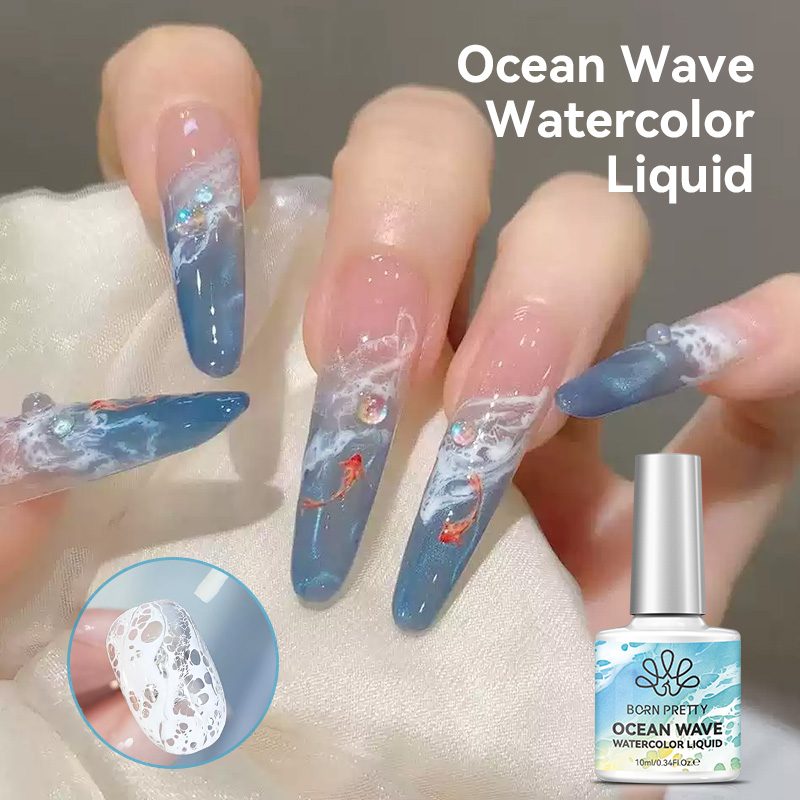 BORN PRETTY 10ml Bubble Ocean  - Resin Art Varnish recension och pris