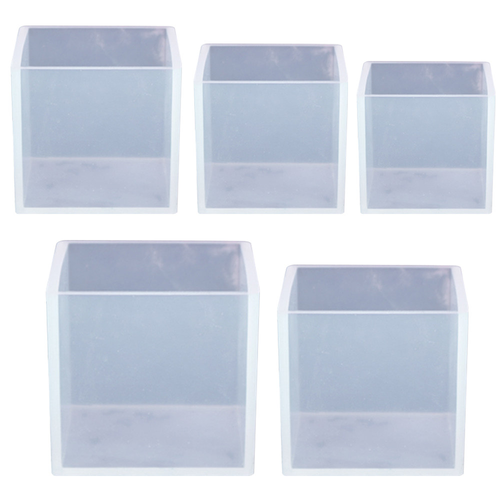 5Pcs DIY Cube Mold Silicone Sq - Resin Art Cube recension och pris