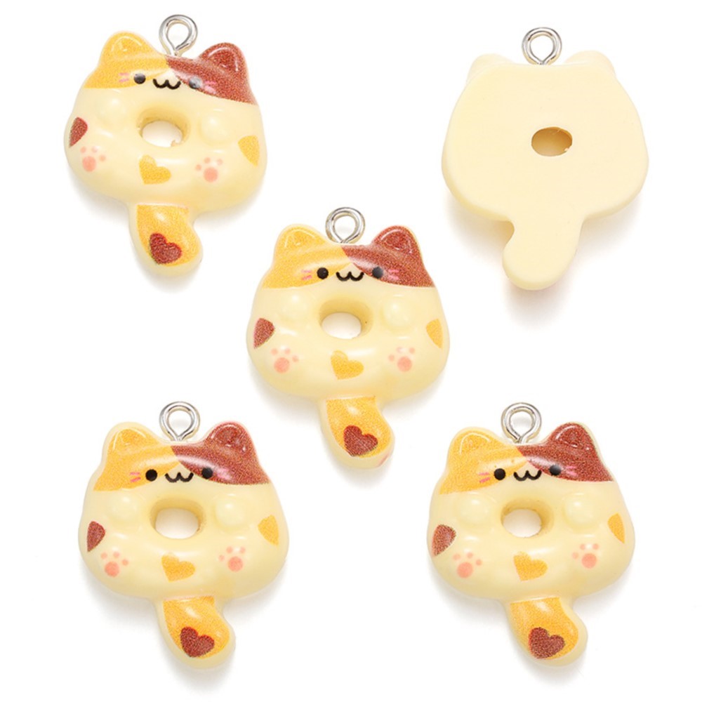 10Pcs Kawaii Cartoon Cat Resin - Resin Art For Sale recension och pris