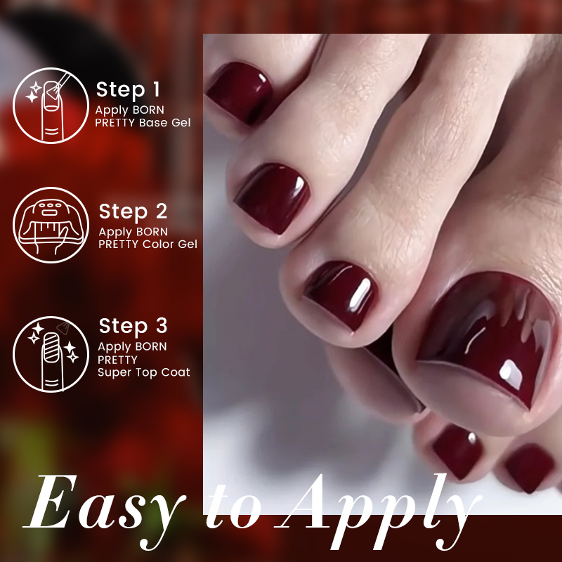 BORN PRETTY 10ml ANCORA Red Se - Resin Art Varnish recension och pris