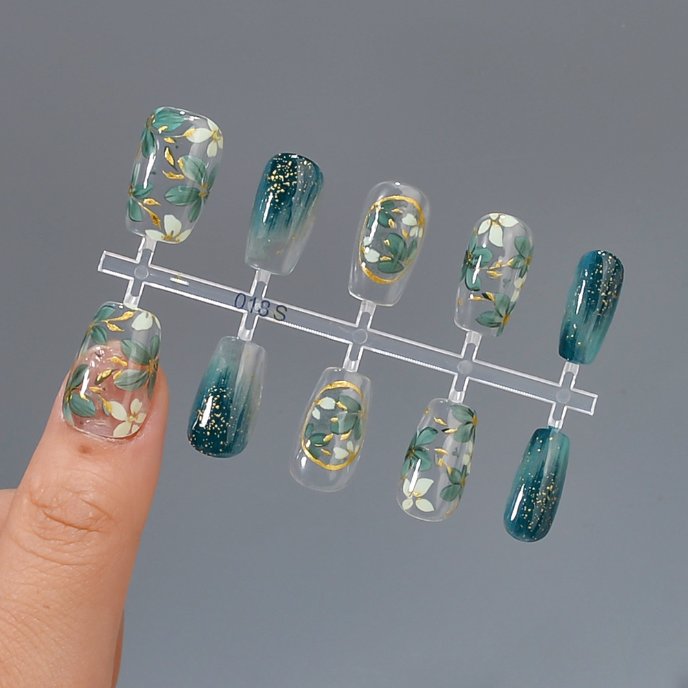 10pcs Spring Summer New Green  - Resin Art Flowers recension och pris