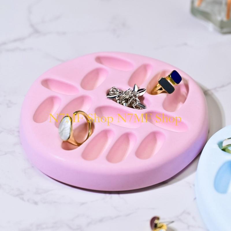 N7MF 2-Size Silicone Ring Hold - Resin Art Ring Design recension och pris