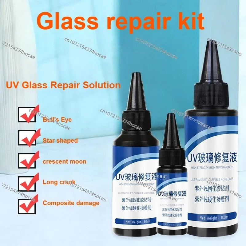 Car Windshield Repair Adhesive - Resin Art Uv Light recension och pris