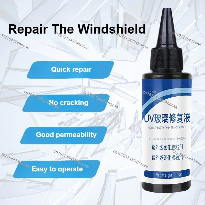 Car Windshield Repair Adhesive - Resin Art Uv Light recension och pris