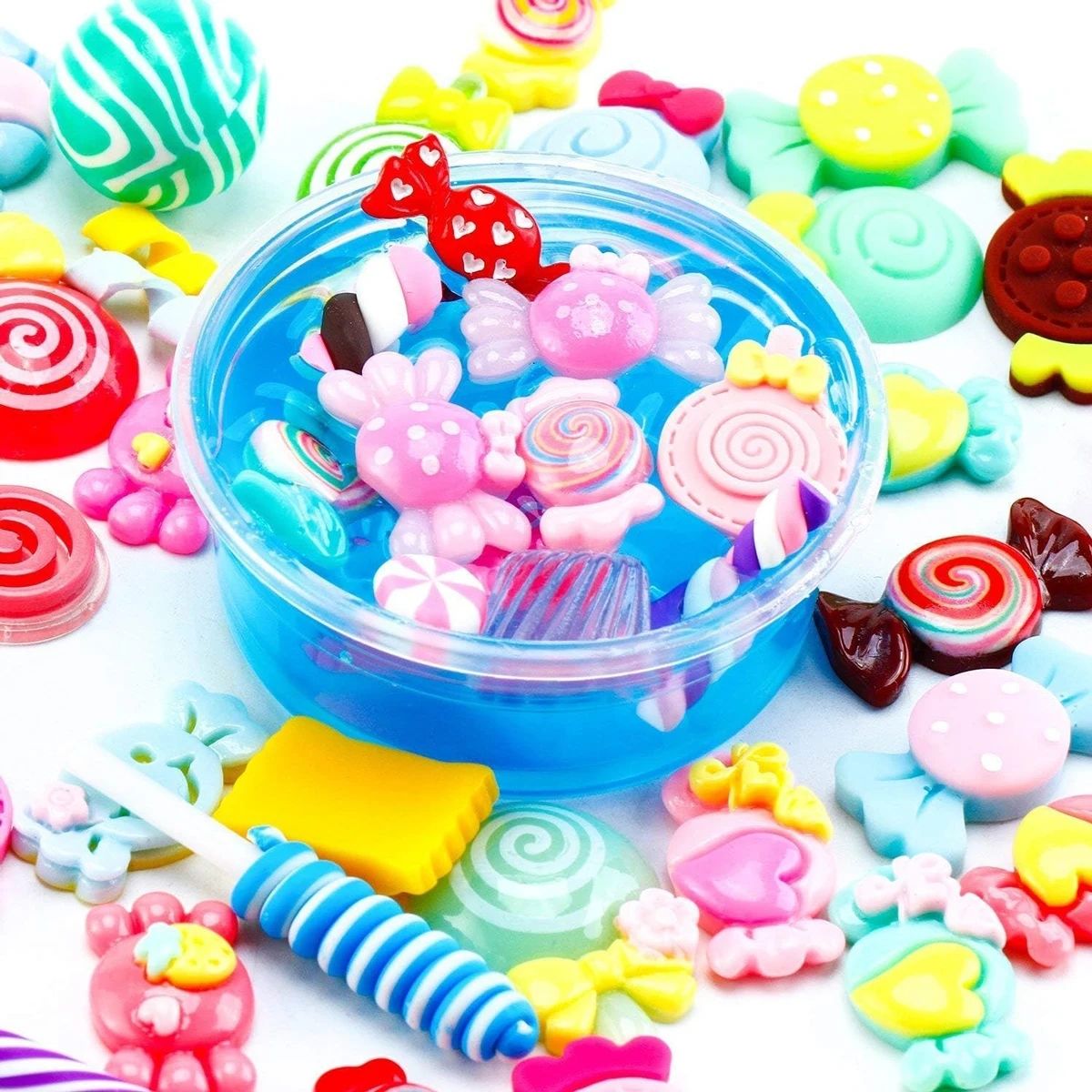 30pcs Random Candy Slime Charm - Resin Art For Sale recension och pris