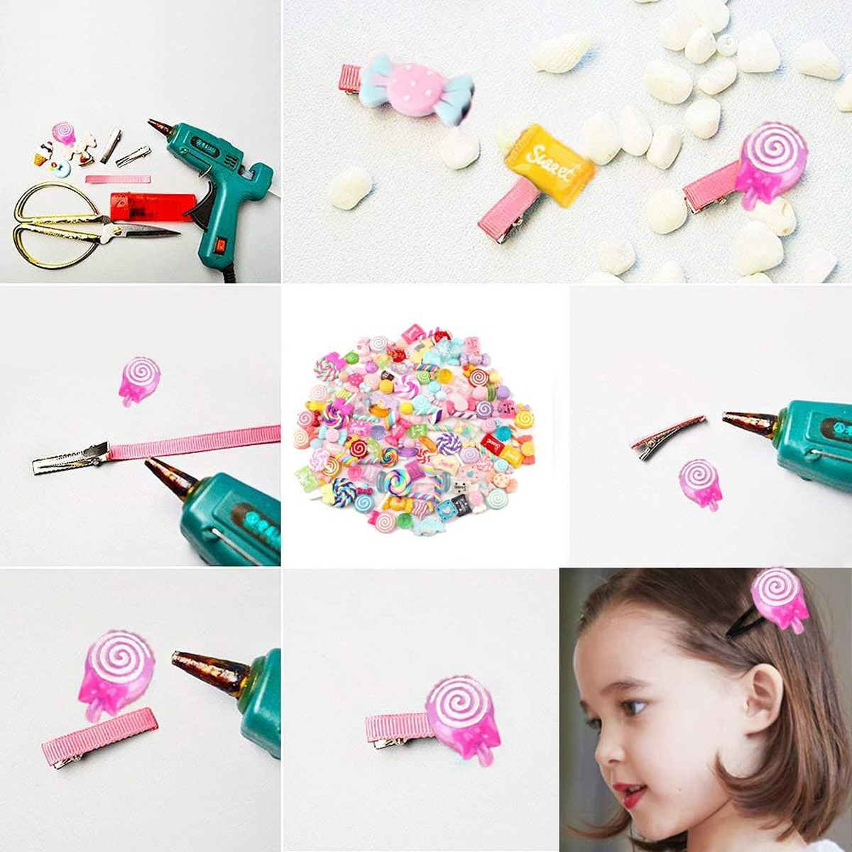 30pcs Random Candy Slime Charm - Resin Art For Sale recension och pris