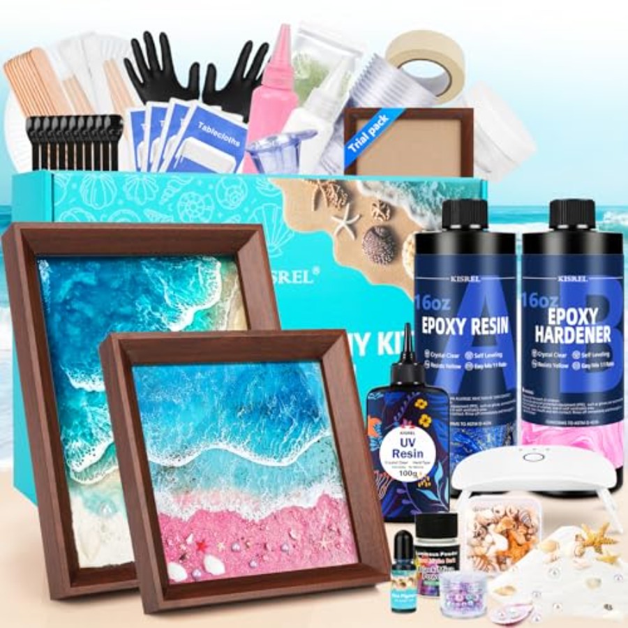 KISREL Ocean Resin Art Kit, Cl - Resin Art Tutorial recension och pris