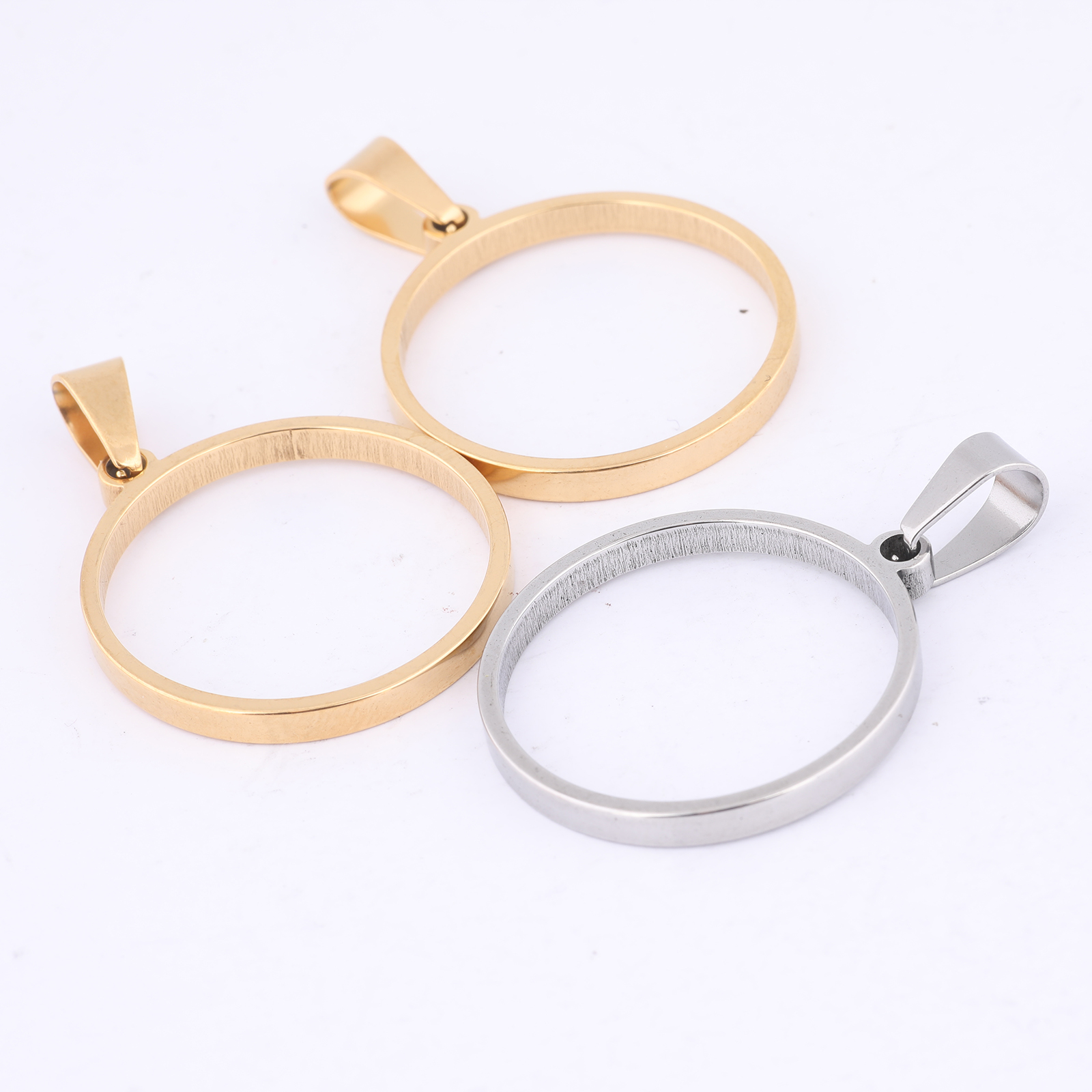 10pcs 25mm Round Open Bezel Ch - Resin Art For Sale recension och pris