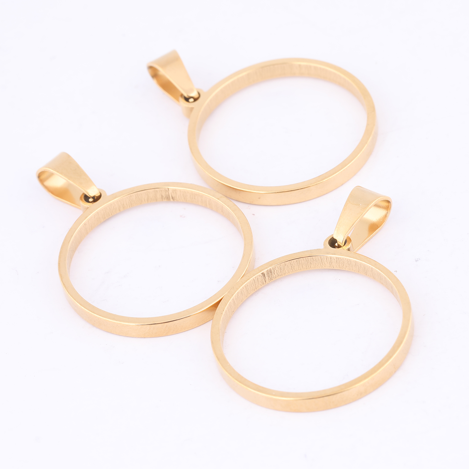 10pcs 25mm Round Open Bezel Ch - Resin Art For Sale recension och pris