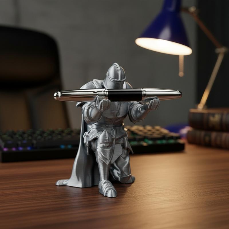 Knight Pen Holder Resin Mediev - Resin Art Pen recension och pris
