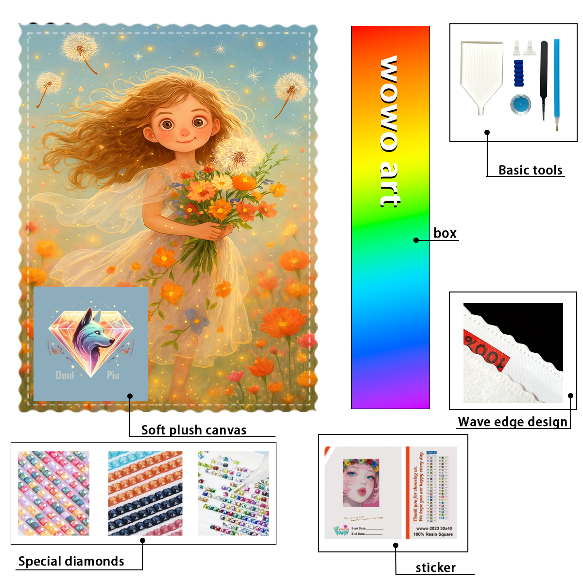 【Piu Diamond Art】Recogiendo fl - Resin Art To Buy recension och pris