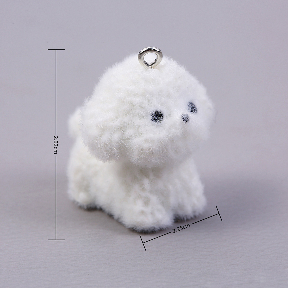 10pcs Flocking Puppy Dog Resin - Resin Art For Sale recension och pris
