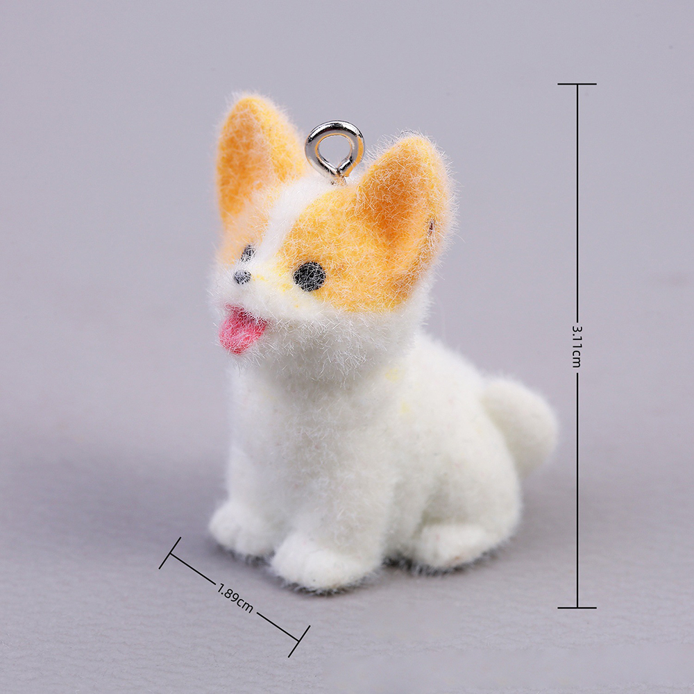 10pcs Flocking Puppy Dog Resin - Resin Art For Sale recension och pris