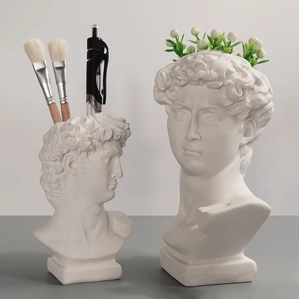 Creative Statue Pen Holder Scu - Resin Art Pen recension och pris