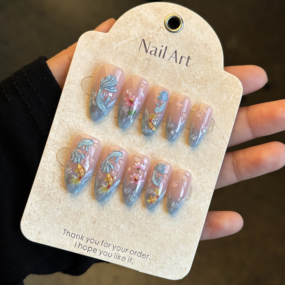 24pcs hot selling koi nail art - Resin Art Flowers recension och pris