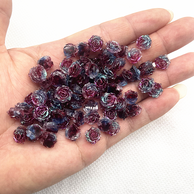 30pcs 13mm High Quality Glitte - Resin Art Flowers recension och pris