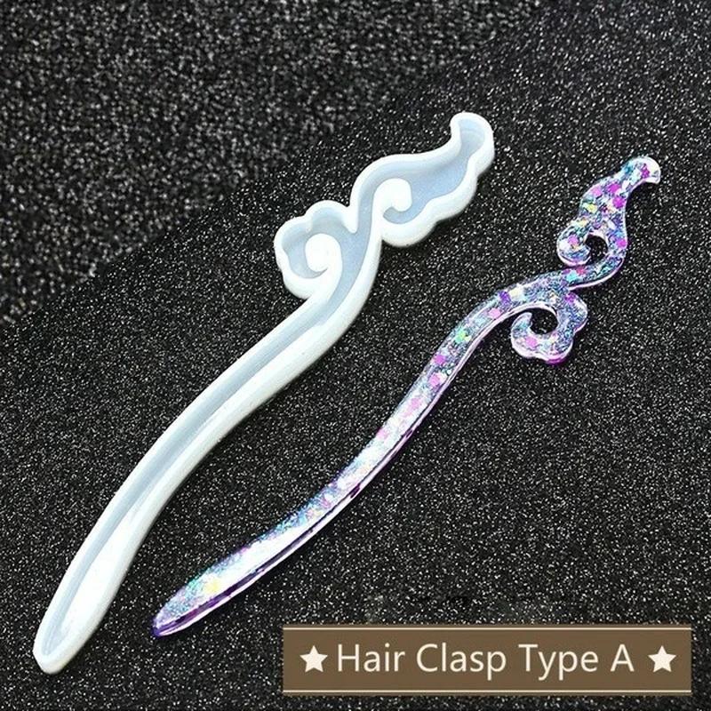 New Transparent Hairpin Silico - Resin Art For Sale recension och pris