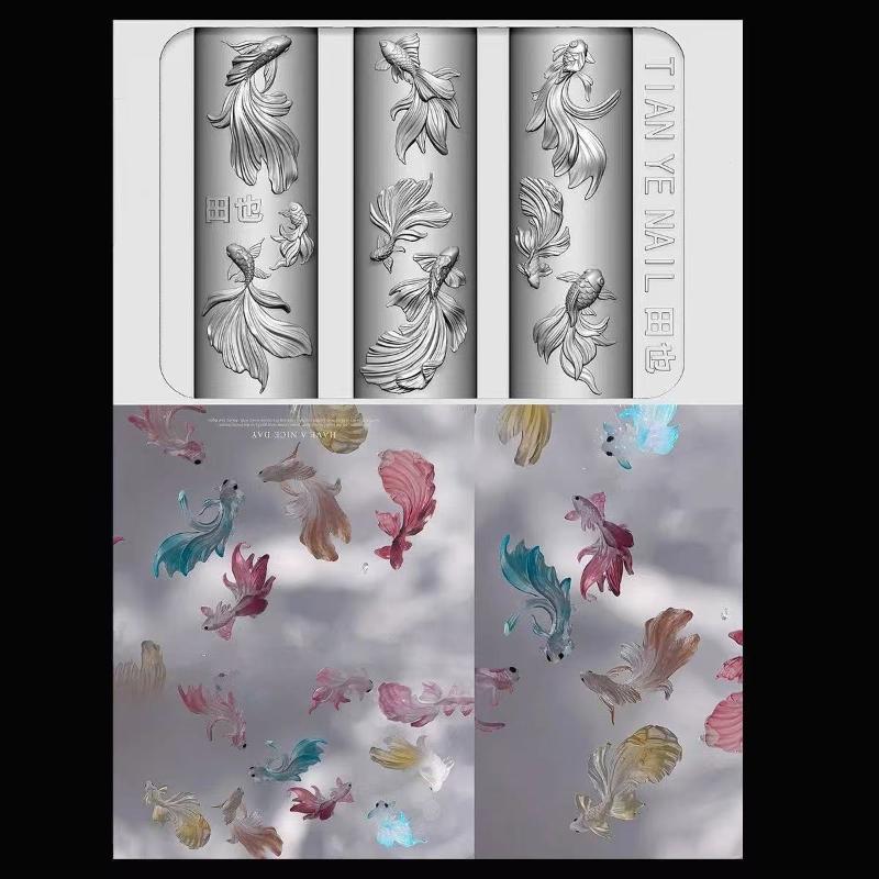 Z. 3D Soft Resin Nail Ocean Me - Resin Art Zone recension och pris