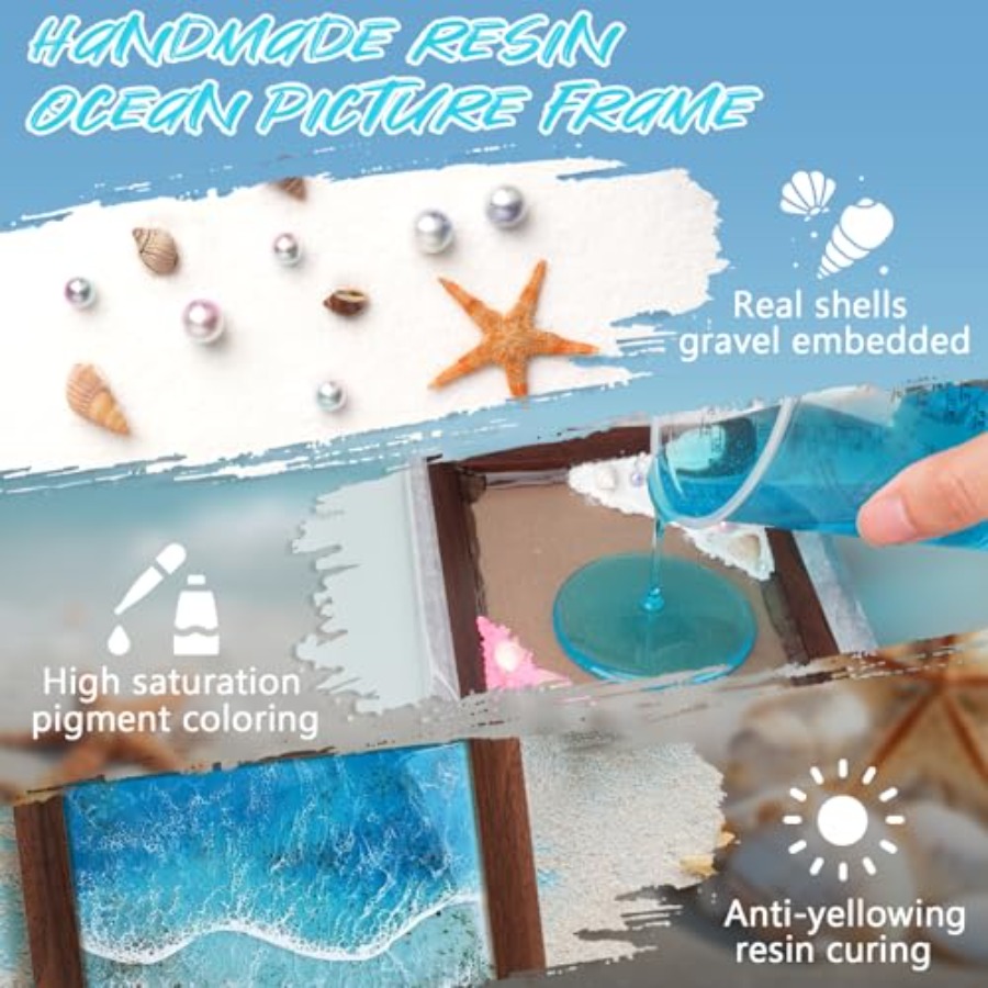 KISREL Ocean Resin Art Kit Cle - Resin Art Tutorial recension och pris