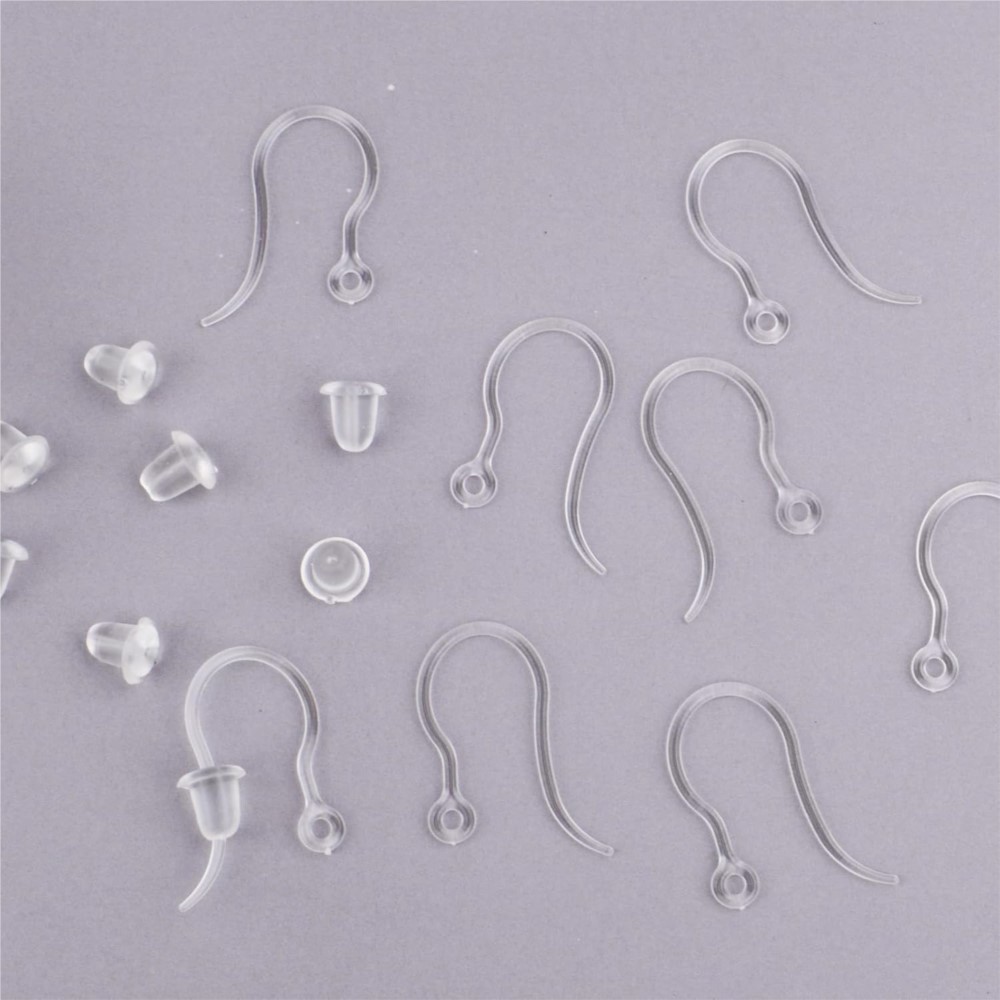 40pcs Clear Plastic Earring Ho - Resin Art For Sale recension och pris