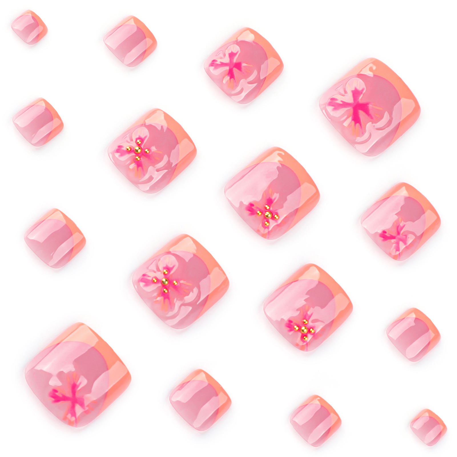 24pcs Charming Flower Pattern  - Resin Art Flowers recension och pris